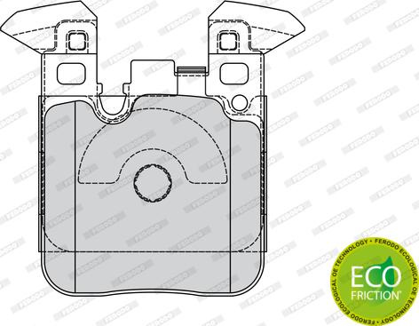 Set placute frana.frana disc Set placute frana Spate BMW 1 F20 1 F21 2 F22 F87 2 F23 3 F30 F80 3 F31 3 GRAN TURIS BMW 3 Touring VI (F31), Turism, 07.2012 - 06.2019 Ferodo FDB4663