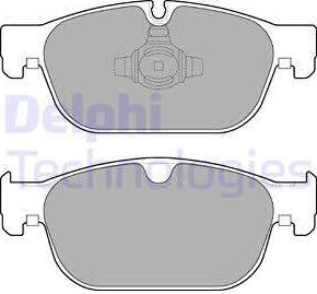 Set placute frana.frana disc Set placute frana Fata VOLVO S60 III S90 II V60 II V90 II XC40 XC60 II XC90 II 1.5-E VOLVO S60 III (224), 02.2019 - Delphi LP3256