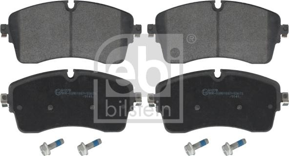 Set placute frana.frana disc Set placute frana Fata JAGUAR E-PACE LAND ROVER DISCOVERY SPORT DISCOVERY V RANGE RO LAND ROVER RANGE ROVER EVOQUE (L551), Crossover, 12.2018 - Febi Bilstein 116263