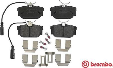 Set placute frana.frana disc Set placute frana Spate FORD GALAXY I SEAT ALHAMBRA VW SHARAN TRANSPORTER T4 1.8-2.8 VW TRANSPORTER IV (70B, 70C, 7DB, 7DK, 70J, 70K, 7DC, 7DJ), Autobuz, 09.1990 - 08.2004 Brembo P 85 059