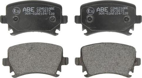 Set placute frana.frana disc Set placute frana Spate AUDI A3 A4 B5 A4 B6 A4 B7 A4 B8 A6 ALLROAD C6 A6 C4 A6 C5 A6 AUDI A4 Avant III (8ED, B7), Turism, 11.2004 - 06.2008 ABE C2W021ABE