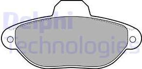 Set placute frana.frana disc Set placute frana Fata FIAT 500 PANDA PUNTO SEICENTO - 600 FORD KA 0.9-1.4CNG 11.97- FIAT 500 C II (312_), Сabrioletă, 09.2009 - Delphi LP2013