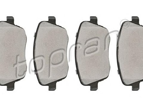 Set placute frana,frana disc SKODA FABIA (6Y2), SKODA FABIA Combi (6Y5), SKODA FABIA limuzina (6Y3) - TOPRAN 114 348