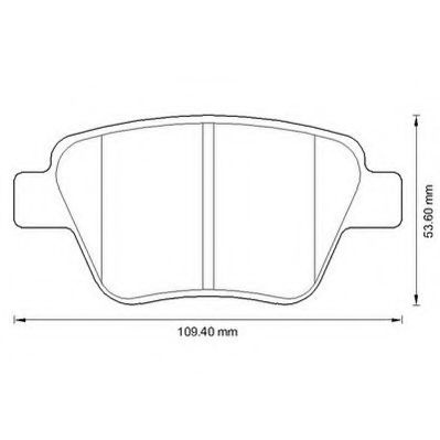 Set placute frana,frana disc SKODA OCTAVIA II (1Z3) (2004 - 2013) JURID 573312J piesa NOUA