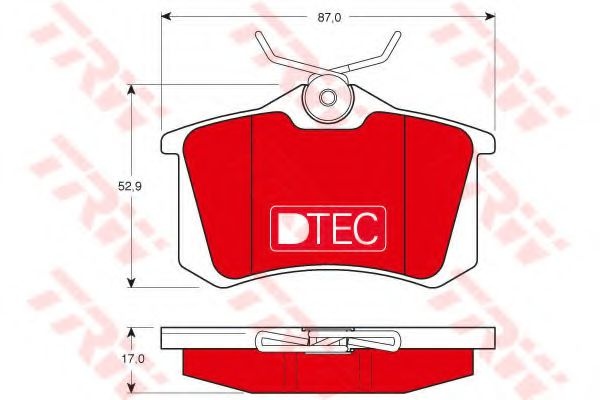 Set placute frana,frana disc SKODA OCTAVIA III (5E