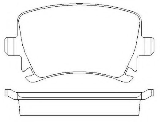 Set placute frana,frana disc SKODA YETI (5L) (2009 - 2016) JURID 573158J piesa NOUA