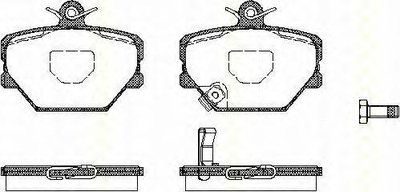 Set placute frana,frana disc SMART CABRIO (450), S