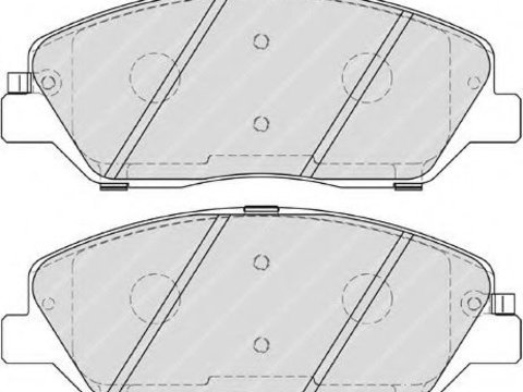 Set placute frana,frana disc SSANGYONG ACTYON SPORTS II (2012 - 2016) FERODO FDB4111 piesa NOUA