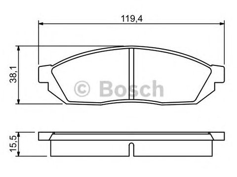 Set placute frana frana disc SUZUKI MARUTI 800 - Cod intern: W20276909 - LIVRARE DIN STOC in 24 ore!!!