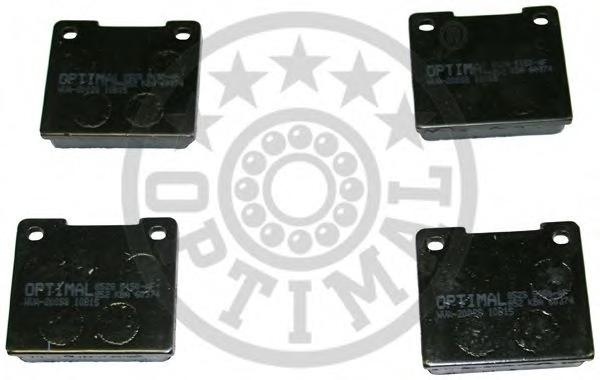 Set placute frana,frana disc TALBOT RANCHO, TRIUMPH SPITFIRE, FORD ESCORT (AFH, ATH) - OPTIMAL 5150