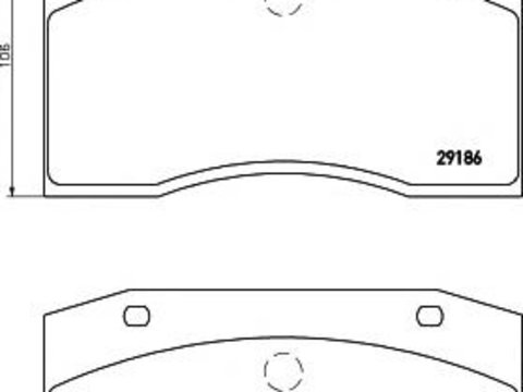 Set placute frana,frana disc - TEXTAR 2918602