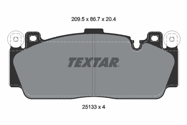 Set Placute Frana,frana Disc Textar Bmw 2513301