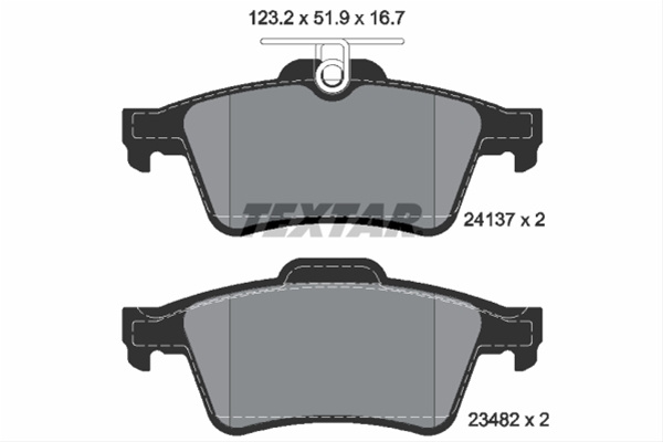 Set Placute Frana,frana Disc Textar Eicher 2413701