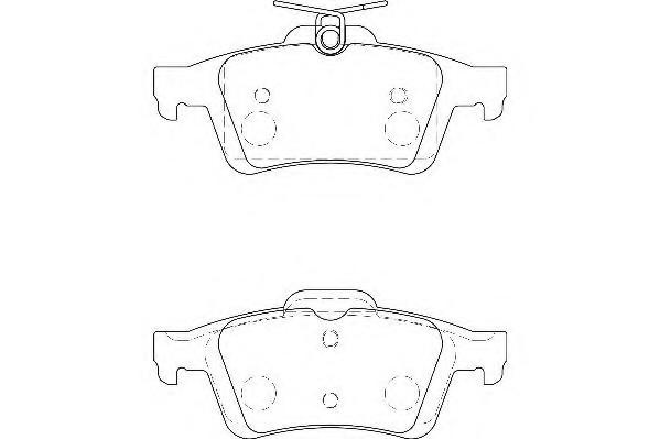 Set placute frana,frana disc TOYOTA CAMRY limuzina (MCV3_, ACV3_, _XV3_), OPEL VECTRA C, OPEL VECTRA C GTS - WAGNER WBP24136A