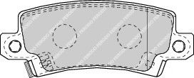 Set placute frana,frana disc TOYOTA COROLLA Wagon (E11) (1997 - 2001) FERODO FDB1574 piesa NOUA