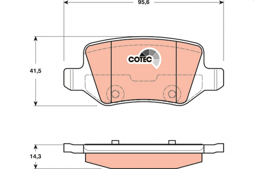 Set placute frana,frana disc TRW GDB1481 pentru MERCEDES-BENZ A-CLASS (W169) 2004-2012