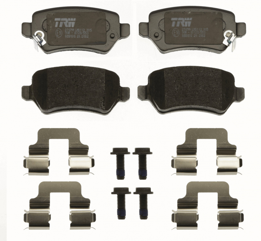 set placute frana,frana disc TRW GDB1515