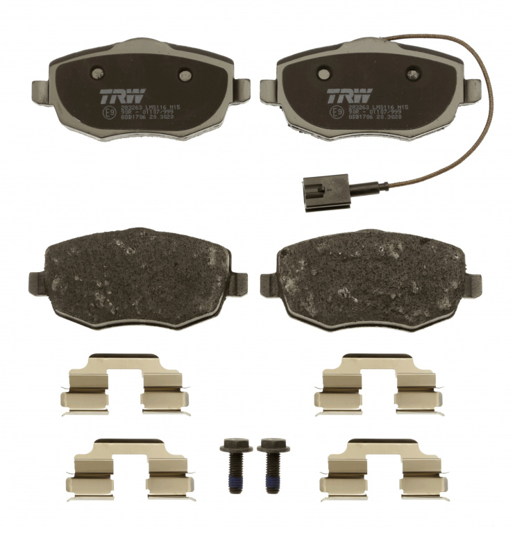 set placute frana,frana disc TRW GDB1706