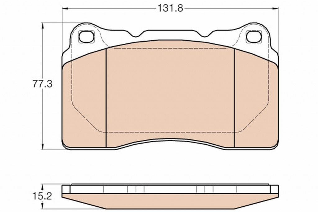 Set placute frana,frana disc TRW GDB2007 pentru RENAULT MEGANE III cupe (DZ0/1)