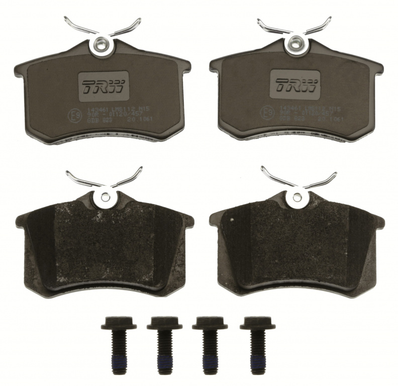 set placute frana,frana disc TRW GDB823