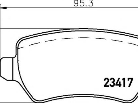 Set placute frana,frana disc VAUXHALL ASTRA Mk IV (G) hatchback, OPEL ASTRA G Delvan (F70), OPEL VITA C (F08, F68) - HELLA PAGID 8DB 355 011-361