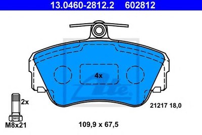 Set placute frana,frana disc VOLVO 460 L limuzina 