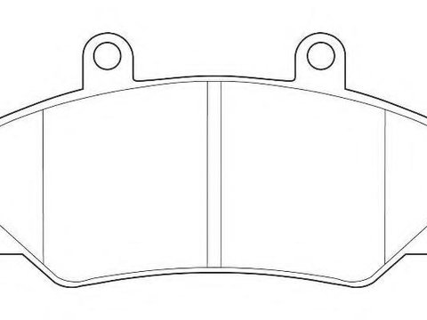 Set placute frana,frana disc VOLVO 940 limuzina (944), VOLVO 960 (964), VOLVO 960 Break (965) - WAGNER WBP21232A