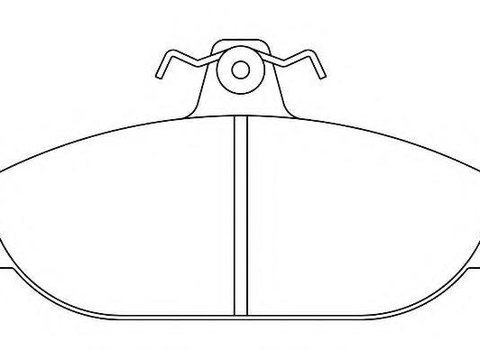 Set placute frana,frana disc VOLVO 940 limuzina (944), VOLVO 960 (964), VOLVO 960 Break (965) - WAGNER WBP20740A