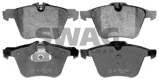 Set placute frana,frana disc VOLVO S80 II limuzina (AS), VOLVO V70 III (BW), VOLVO XC70 II combi - SWAG 55 11 6214