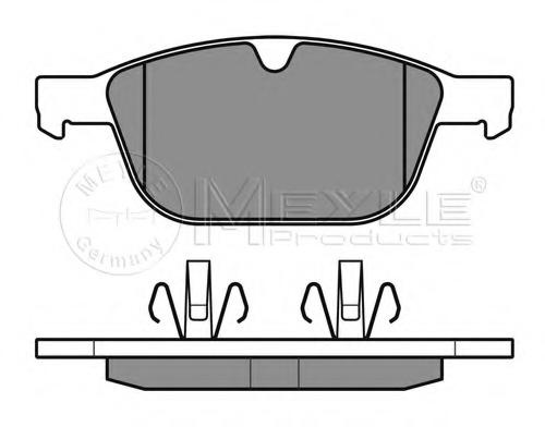 Set placute frana,frana disc VOLVO XC60 combi - MEYLE 025 243 9920