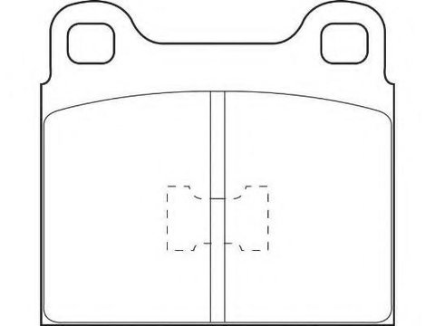 Set placute frana,frana disc VW ATLANTIC I (16), AUDI FOX (80, 82, B1), AUDI 4000 (81, 85, B2) - WAGNER WBP20228A