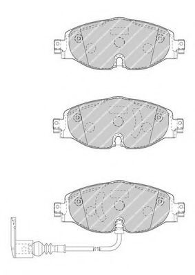 Set placute frana,frana disc VW PASSAT ALLTRACK (3