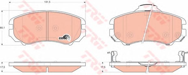 Set placute frana HYUNDAI ACCENT IV limuzina (RB) - Cod intern: W20013466 - LIVRARE DIN STOC in 24 ore!!!