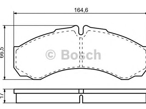 Set placute frana ISUZU D-MAX platou/sasiu (8DH) - Cod intern: W20276625 - LIVRARE DIN STOC in 24 ore!!!