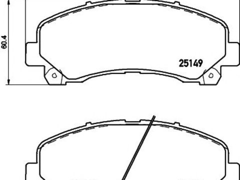 Set placute frana ISUZU D-MAX (TFR, TFS) - Cod intern: W20059567 - LIVRARE DIN STOC in 24 ore!!!