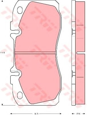Set placute frana IVECO DAILY IV platou/sasiu - Co