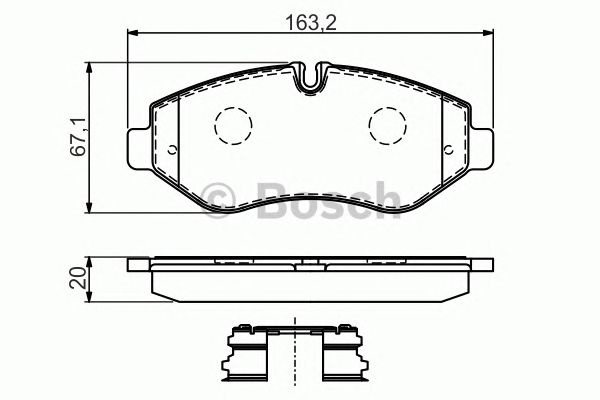 Set placute frana IVECO DAILY VI caroserie inchisa/combi - Cod intern: W20277086 - LIVRARE DIN STOC in 24 ore!!!