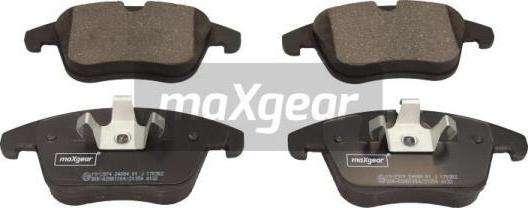 Set placute frana JAGUAR XF SPORTBRAKE (X250) Turism, 09.2012 - 12.2015 Maxgear 19-2974