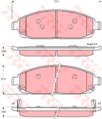 Set placute frana JEEP GRAND CHEROKEE Mk II (WJ, W