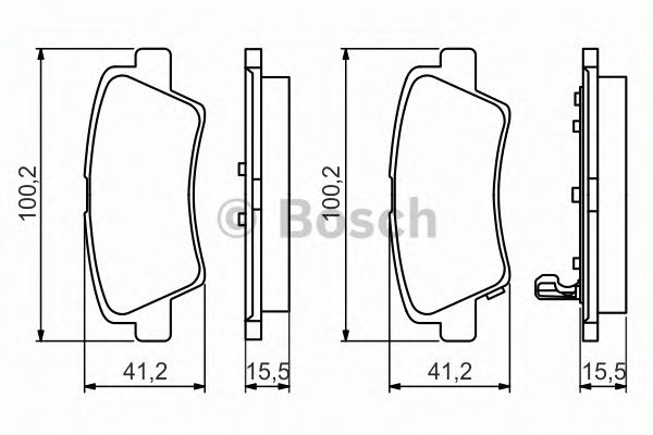 Set placute frana KIA CEE`D Sportswagon (JD) - Cod intern: W20277069 - LIVRARE DIN STOC in 24 ore!!!