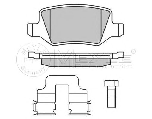 Set placute frana MERCEDES-BENZ A-CLASS (W169) - Cod intern: W20120598 - LIVRARE DIN STOC in 24 ore!!!