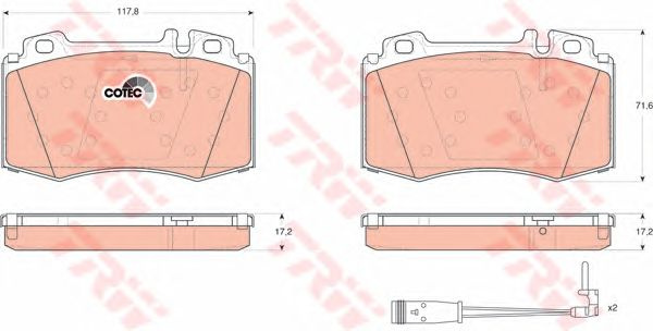 Set placute frana MERCEDES-BENZ C-CLASS T-Model (S