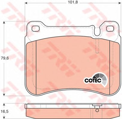 Set placute frana MERCEDES-BENZ C-CLASS Sportscoupe (CL203) - Cod intern: W20012927 - LIVRARE DIN STOC in 24 ore!!!