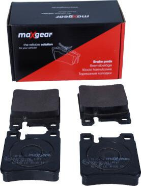 Set placute frana MERCEDES-BENZ CLK (A209) Сabrioleta, 06.2002 - 03.2010 Maxgear 19-0404