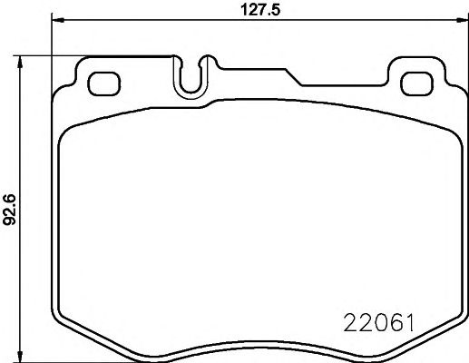 Set placute frana MERCEDES-BENZ GLA-CLASS (X156) - Cod intern: W20120530 - LIVRARE DIN STOC in 24 ore!!!