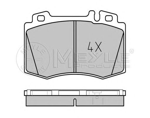 Set placute frana MERCEDES-BENZ S-CLASS cupe (C140) - Cod intern: W20120614 - LIVRARE DIN STOC in 24 ore!!!