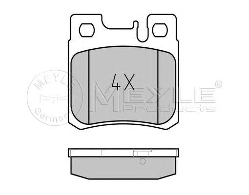Set placute frana MERCEDES-BENZ SLK (R170) - Cod intern: W20120453 - LIVRARE DIN STOC in 24 ore!!!