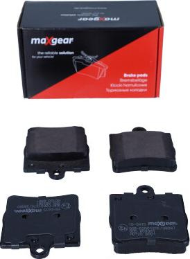 Set placute frana MERCEDES-BENZ SLK (R170) Сabrioleta, 04.1996 - 04.2004 Maxgear 19-0415