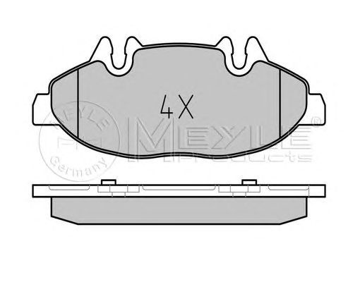 Set placute frana MERCEDES-BENZ VITO bus (638) - Cod intern: W20120150 - LIVRARE DIN STOC in 24 ore!!!