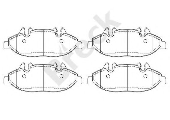 Set placute frana MERCEDES-BENZ VITO/VIANO 03- - Cod intern: W20268420 - LIVRARE DIN STOC in 24 ore!!!